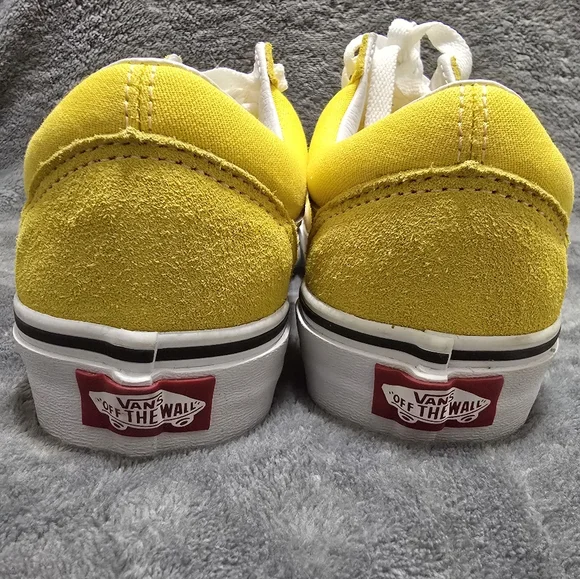 VANS OLD SKOOL Bright Yellow and White - Picture 6 of 7